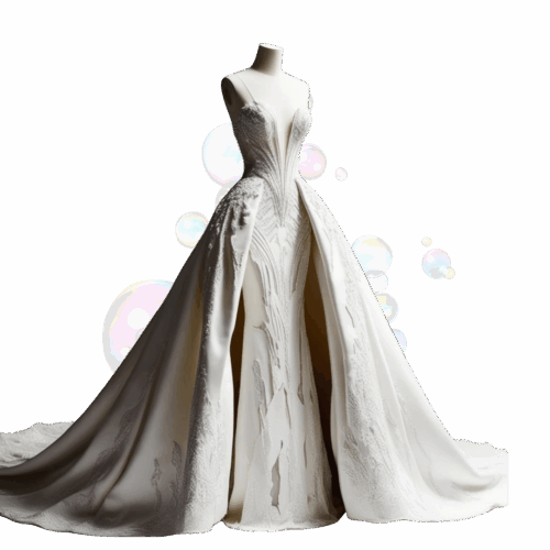 The Elegant A-Line Lace Gown